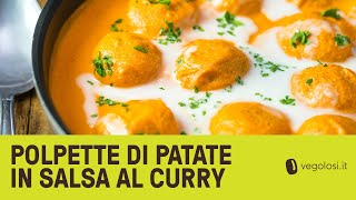 Polpette di patate in salsa al curry