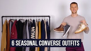 6 Outfits Styling Converse Sneakers | The Perfect Year Round Shoe | Outfit Inspiration