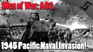 Men of War: Assault Squad 2 - 1945 Pacific Naval Invasion - USMC Gameplay