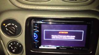 Pioneer AVH-X2500BT installed on a 04 Chevy Trailblazer