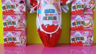 Kinder Surprise Eggs Winx Club
