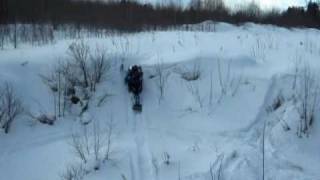 Снежики, Снегоходы, Пермь, Ski-doo (Видео 2)