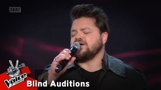 Αναστάσιος Παπαναστασίου - Αν μου τηλεφωνούσες | 14 o Blind Audition | The Voice of Greece