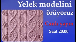 Yelek modelini örüyoruz  - Canlı yayın