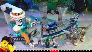 Build ⏩ LEGO Jurassic World Triceratops Rampage 75937 time lapse
