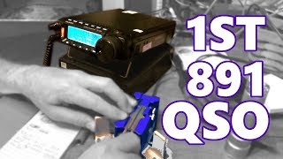 Yaesu FT 891 - FIRST TIME USE CW QSO! - I LOVE THIS RADIO!!!!