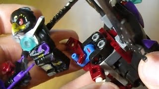 Lego копия Bela ворон Разкал Chima Воин Razcal NO.10051 Сборка и обзор