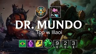 Dr. Mundo Top vs Illaoi - BR Challenger Patch 8.9