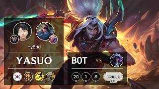 Yasuo Bot vs Kai'Sa - KR Challenger Patch 9.7