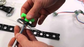 PixNode Strips™ - 12mm RGB Node Node Mounting Strips for MegaTrees