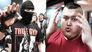 Толстяк поверил в себя и пожалел - БОЙ 220 КГ ПРОТИВ 50 КГ