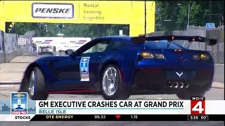 2019 Corvette ZR1 Pace Car Crashed By GM Executive At Indy Race