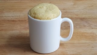Vanille Tassenkuchen selber machen - Mikrowellenkuchen Vanille