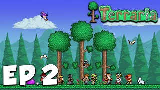 ?House Expansion, ?Merchant, & ?Demolitionist | Terraria Let's Play | Episode #2