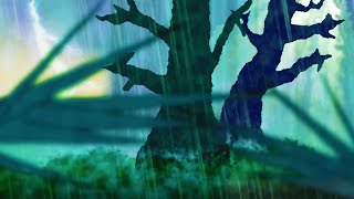 Forest Thunder & Rain | Sleep, Study, Meditate | Rainstorm White Noise 10 Hours