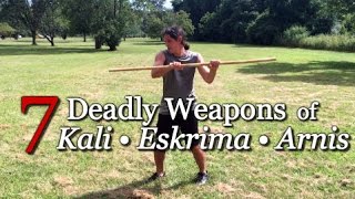 7 DEADLY WEAPONS of KALI - Filipino Martial Arts