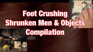 Giantess Foot Crushing Clips | Foot Crushing Compilation | Shrunken Men