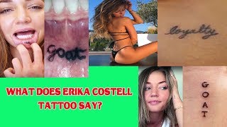 Erika Costells 8 tattoo in 2018 | Erika Costell - Karma - with 8 Tattoos | New star