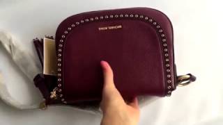 Сумка MICHAEL KORS Brooklyn Medium Leather Saddlebag Plume