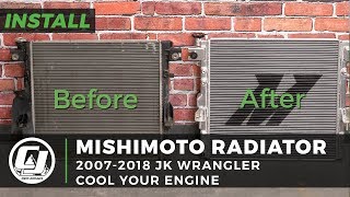 2007-2018 Jeep Wrangler JK Install: Mishimoto Aluminum Radiator