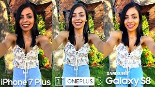 OnePlus 5 Camera vs iPhone 7 Plus vs Galaxy S8!