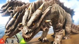 Ark Survival Evolved - NEW HYDRA MONSTER ATTACKS WITH ALL 3 HEADS - (Ark Modded Gameplay)