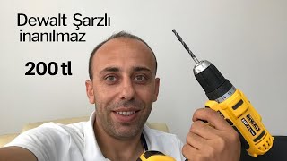 SAHTE DEWALT ŞARJ'lı MATKAP İNCELEME VE PERFORMANS