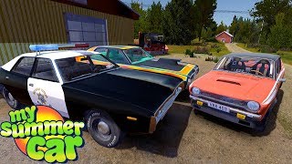 POLICE FERNDALE with LIGHTBAR and SIREN - My Summer Car #187 (Mod) | Radex