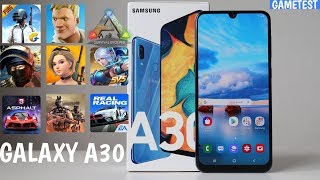 Game Test Samsung Galaxy A30 in 16 games Android - Fortnite - PUBG - ARK - Asphalt 9