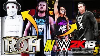 WWE 2K18: COMMUNITY CREATIONS ROH (RING OF HONOR) CAW SHOWCASE #3
