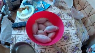 Как приготовить бараньи (бычьи) яйца. Готовим деликатес.#папиныбудни #рецепт #баран #казан