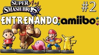 SUPER SMASH BROS WII U -"ENTRENANDO A MIS AMIIBOS" #2 - "SMASH PARA 8 CPU NIVEL 9"