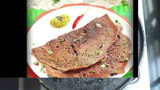 RAGI DOSA / INSTANT RAGI DOSA RECIPE / FINGER MILLET DOSA