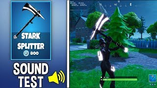 *NEW* STARK SPLITTER PICKAXE Gameplay in Fortnite!