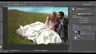 Видеоурок Photoshop Художественная обработка свадебного фото