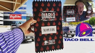 Taco Bell ☆DIABLO SPICY TORTILLA CHIPS☆ Food Review!!!