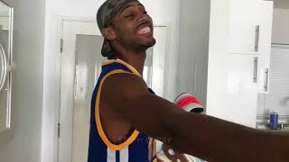 NBA Players bring Lebron gifts on his birthday.