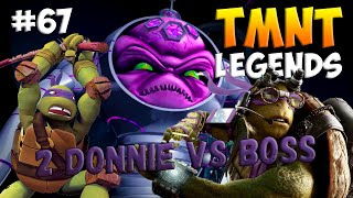 Черепашки-Ниндзя: Легенды. Прохождение #67 2 Donnie vs FINAL BOSS (TMNT Legends IOS Gameplay 2016