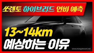 쏘렌토 풀체인지(MQ4)하이브리드 연비이렇게 나온다! / 차읽남TV