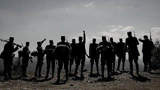 Сербская песня - Над Кралевом пламя сверкает (Никола Урошевић - Над Краљевом жива ватра сева)