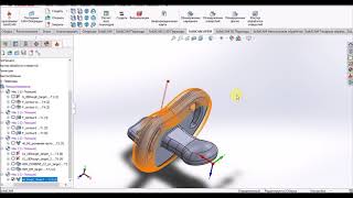 Обучение обработка в 4 осях, технология "Перпендикулярно кромке". 4 axis machining training SolidCAM