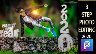 ? Happy New year photo editing Picsart+Autodesk+LightRoom tutorial 2020