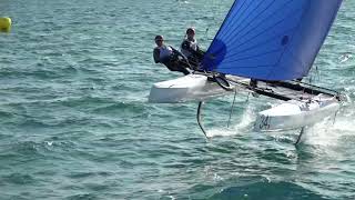 Nacra 17 Sailing - Raw video of Gold Fleet at 2017 Worlds