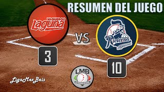 Resumen Vaqueros Laguna Vs Rieleros de Aguascalientes 04-04-2015