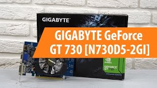 Распаковка GIGABYTE GeForce GT 730 / Unboxing GIGABYTE GeForce GT 730