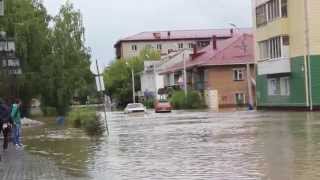 Разрушительное наводнение в горном алтае