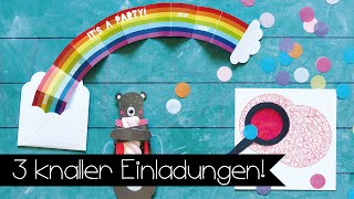 DIY| BASTELN MIT KINDERN I EINLADUNGEN I KINDERGEBURTSTAG