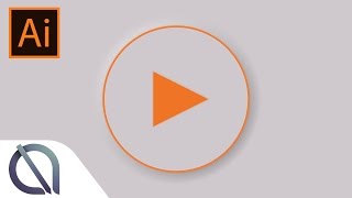 How to create play button vector for UI designers - Tutorial - Illustrator