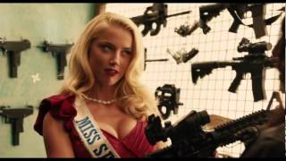 Machete Kills: Amber Heard and her sexy wall of weapons clip!