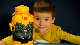 Огромный Бамблби - Игрушки Трансформеры на русском языке. Transformers Bumblebee